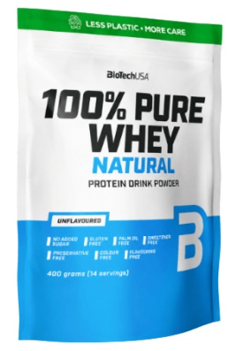 BioTechUSA 100% Pure Whey 454 g - lískový oříšek VÝPRODEJ (POŠK. OBAL)