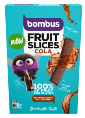 Bombus Fruit Slices 5x20 g - kola