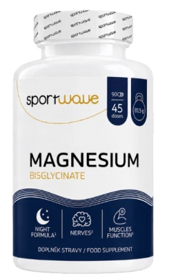 Sportwave Magnesium Good Night Bisglycinate 90 kapslí