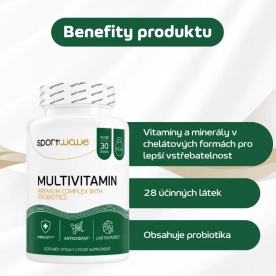 SportWave Multivitamin premium chelate 90 kapslí