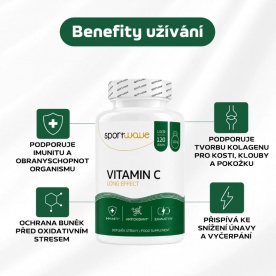 SportWave Vitamin C Long+ 120 kapslí