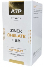 ATP Vitality Zinek Chelate +B6 60 tablet VÝPRODEJ 19.9.2026