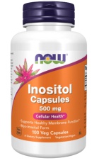 Now Foods Inositol 500 mg 100 veganských kapslí