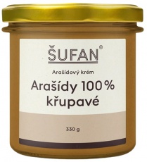 Šufan arašídové máslo 330 g - křupavé PROŠLÉ DMT 13.7.2026