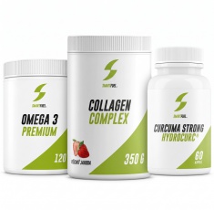 SmartFuel Balíček Klouby a pohyb (Collagen Complex, Curcuma Strong a Omega 3 Premium)