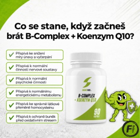 Smartfuel B-Complex + Koenzym Q10 90 kapslí