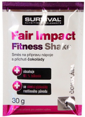 Survival Fair Impact Fitness Shake vzorek 30 g - borůvka