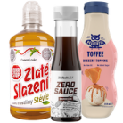 Bezkalorické sirupy, dipy a omáčky 