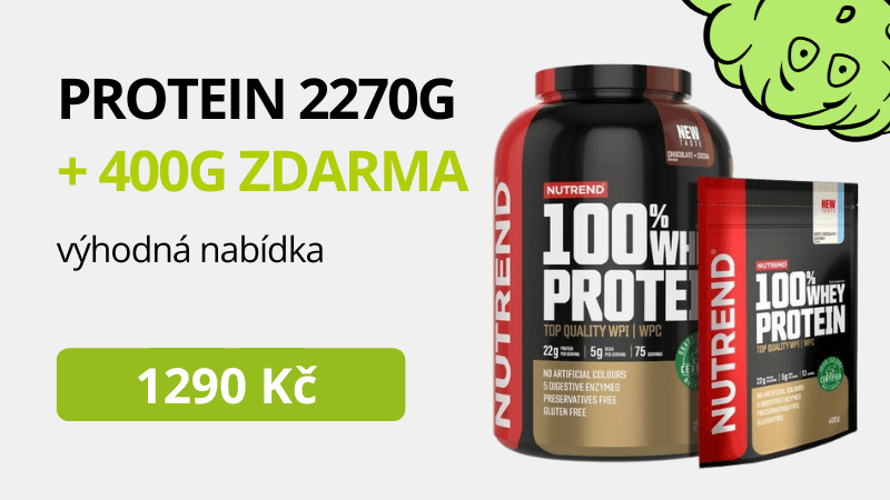 Nutrend 100% Whey Protein 2250 g + 400 g ZDARMA