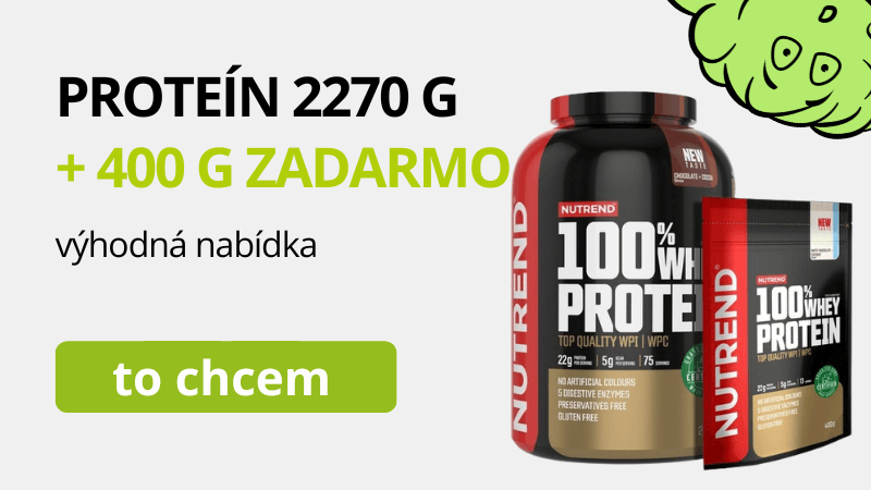 Nutrend 100% Whey Protein 2250 g + 400 zadarmo