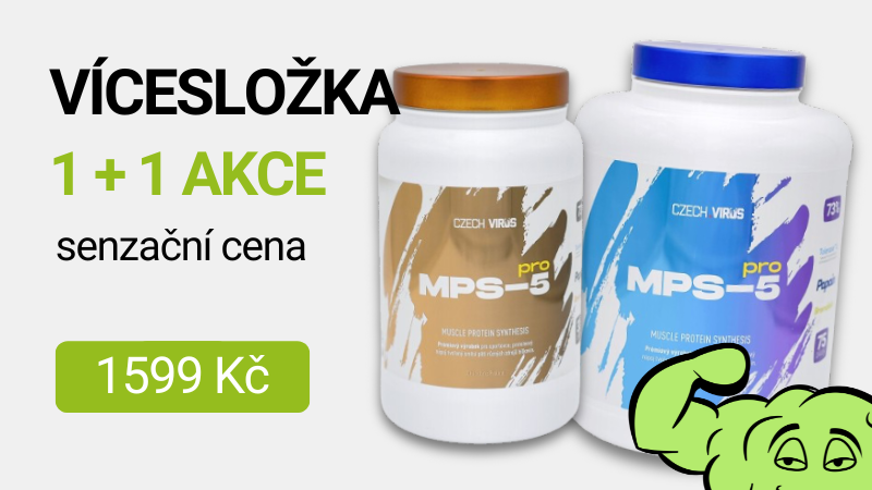 Czech Virus Vícesložkový protein MPS-5 PRO 2250g + 1000g AKCE