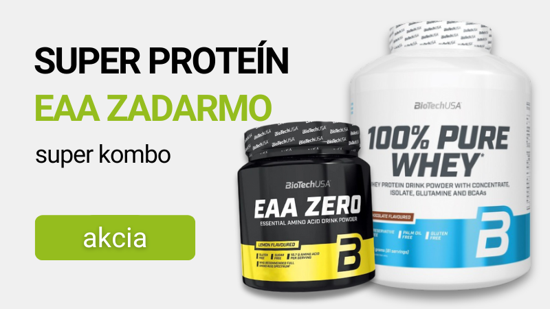 BioTechUSA 100% Pure Whey 2270 g + BiotechUSA EAA Zero 350 g ZDARMA