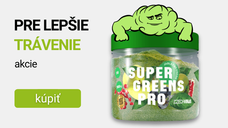 Czech Virus Super Greens PRO V2.0 360 g Sleva 90 Kč