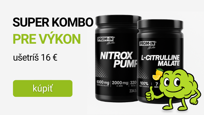 Prom-in Nitrox Pump 334,5 g + Citrulline Malate 400 g ZADARMO