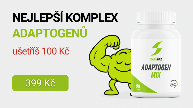 Smartfuel Adaptogen mix 90 kapslí - 399 Kč