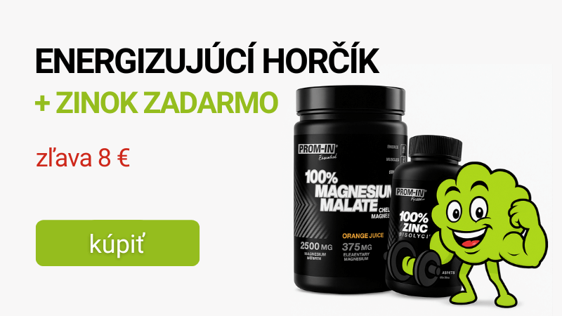 Prom-in 100% Magnesium Malate 324 g + 100% Zinc Bisglycinate 120 tablet ZADARMO