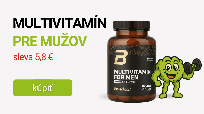 BioTechUSA Multivitamin For Men from organic sources 60 tabliet SK