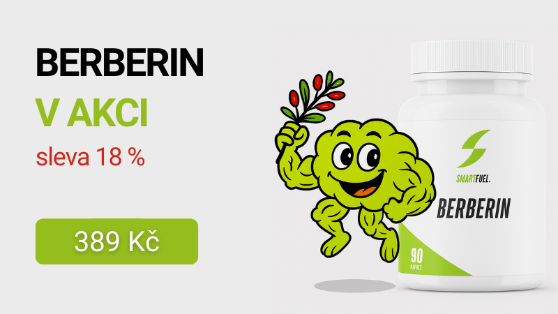 SmartFuel Berberine 500 mg 90 kapslí (389 Kč)