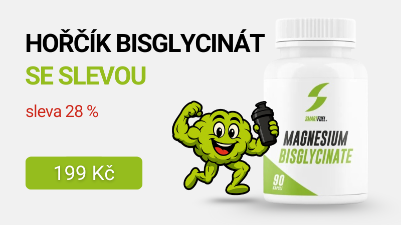 SmartFuel Magnesium Bisglycinate 90 kapslí (199 Kč)