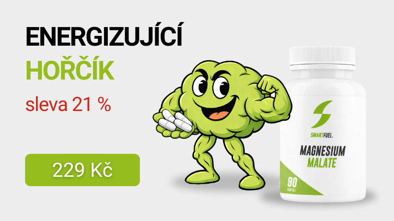 SmartFuel Magnesium Malate 90 kapslí 229 Kč