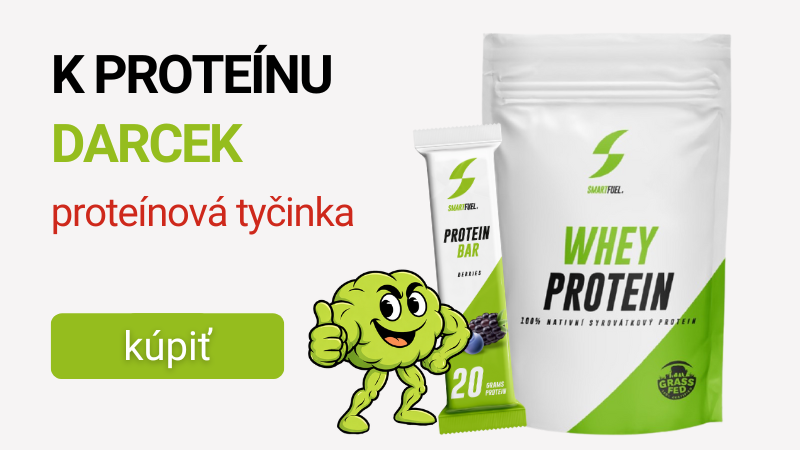 SmartFuel 100 % Whey Protein 1000 g + SmartFuel protein bar 60 g ZDARMA