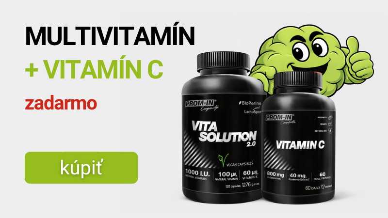 Prom-in Vita Solution 2.0 120 kapslí + Vitamin C 60 tablet ZADARMO
