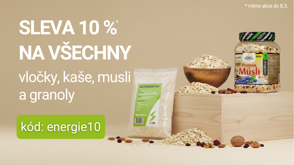 Sleva na kaše, musli, vločky