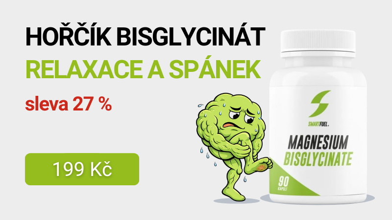 SmartFuel Magnesium Bisglycinate 90 kapslí 199 kč