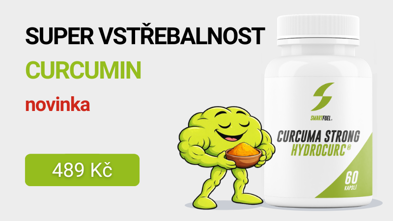 Smartfuel Curcuma Strong HydroCurc® (Extrakt z kurkumy) 60 kapslí (novinka)