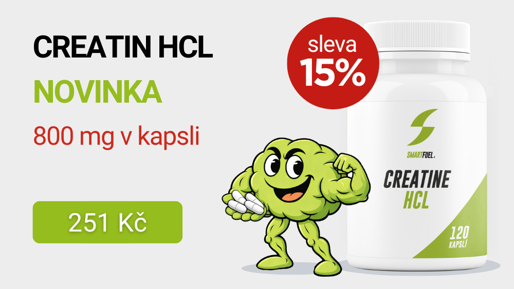  SmartFuel Creatine HCl 120 kapslí (sleva 15%)