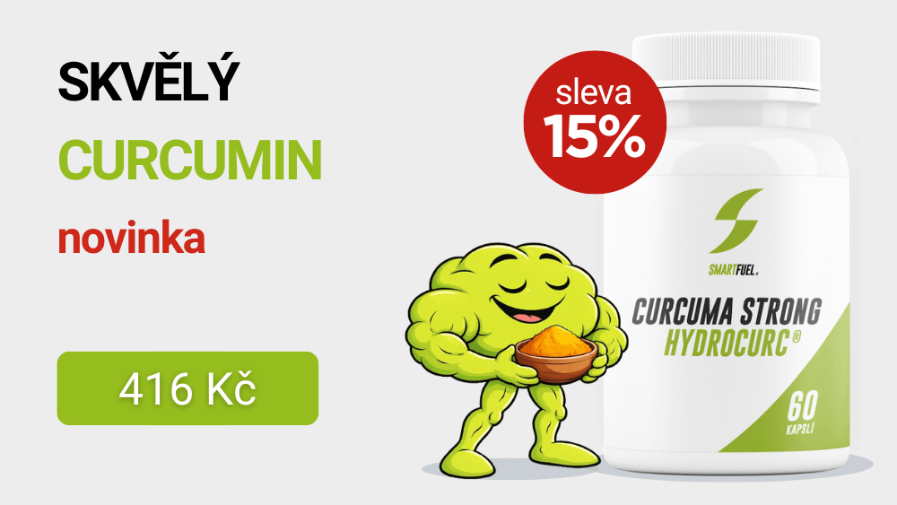 Smartfuel Curcuma Strong HydroCurc® (Extrakt z kurkumy) 60 kapslí (sleva 15)