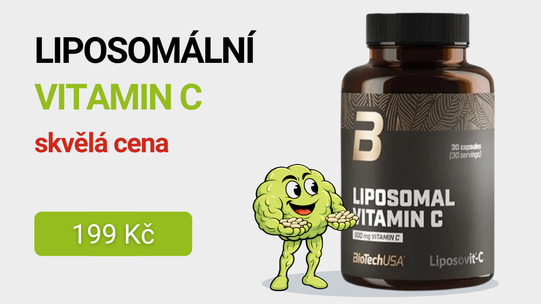 BioTechUSA Liposomal Vitamin C 30 kapslí akce