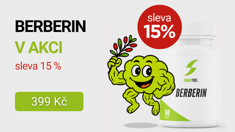 SmartFuel Berberine 500 mg 90 kapslí 15%