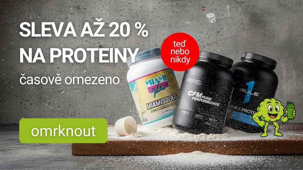 Sleva až 20% na proteiny