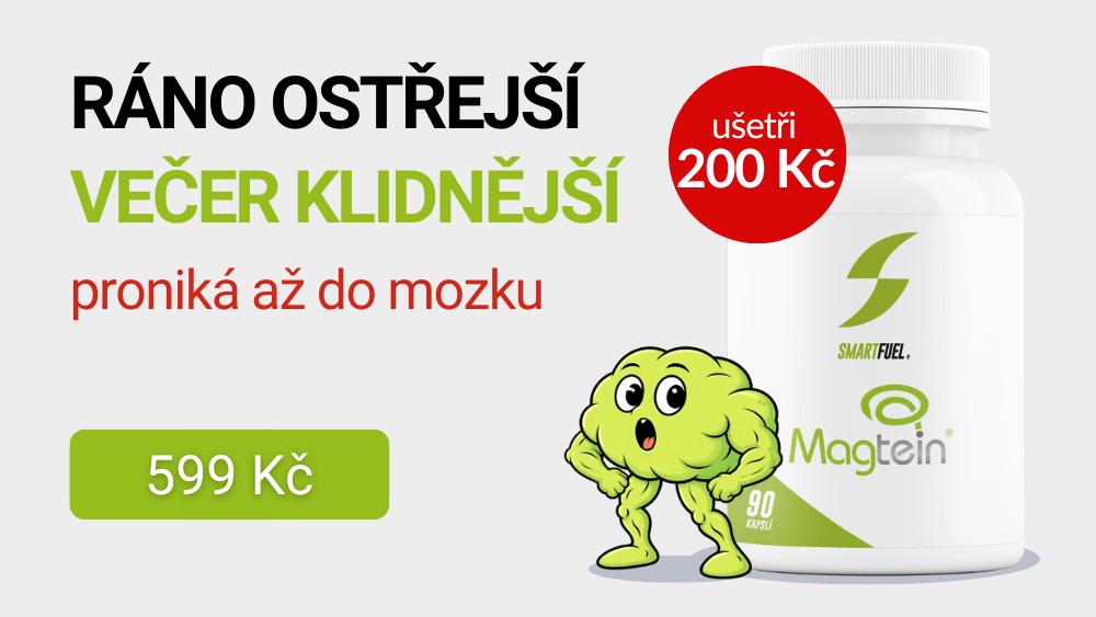 SmartFuel Magtein® L-Treonát 90 kapslí (799 Kč)