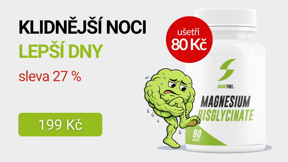 SmartFuel Magnesium Bisglycinate 90 kapslí (199 Kč)