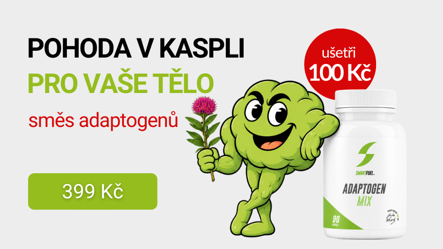 Smartfuel Adaptogen mix 90 kapslí ušetři 100 Kč