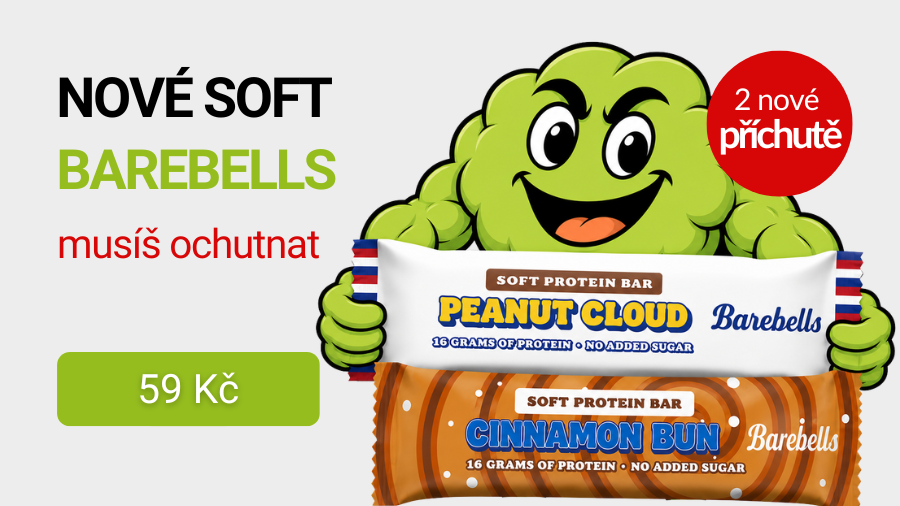 Barebells Protein Soft Bar 55 g 2 příchutě nové