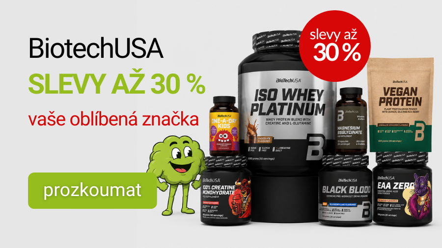 BiotechUSA slevy až 30 %