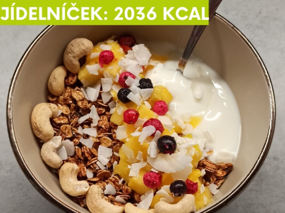 Vzorový jídelníček do krabičky 2036 kcal | BEZ LEPKU