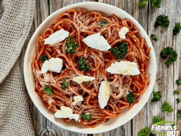 TIP na zdravý OBĚD do krabičky | Špagety s tomatovou omáčkou a ricottou