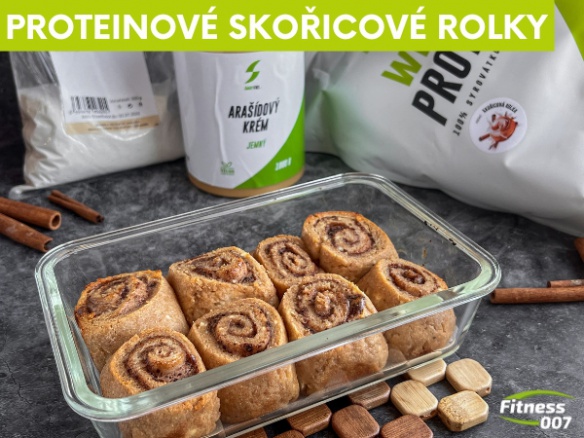 Proteinové skořicové rolky