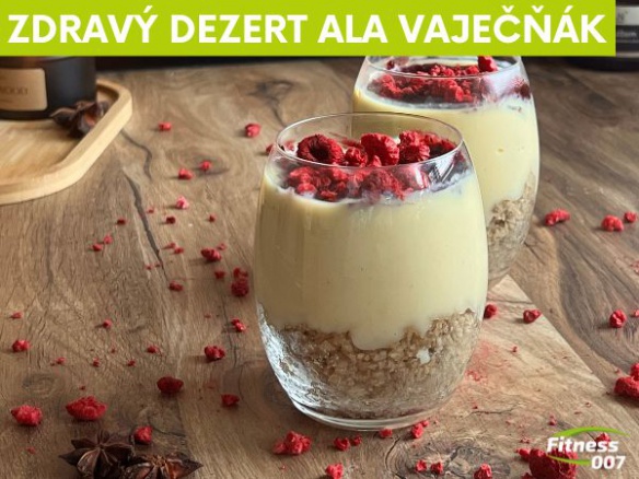 Dezert ala vaječňák – zdravá alternativa vánočního likéru