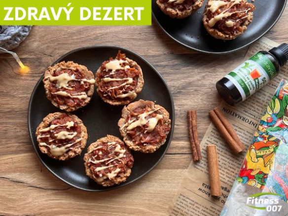 Jablečné košíčky s arašídovým máslem – sladké pečení ve zdravějším stylu