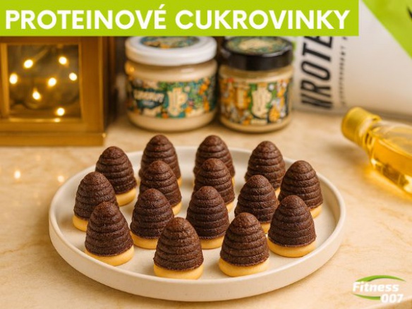 Proteínové včelie úle s orechovým maslom – zdravšia vianočná klasika bez cukru
