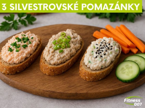 Silvestrovské pomazánky ve fit verzi – 3 recepty, které zvládnete do 5 minut