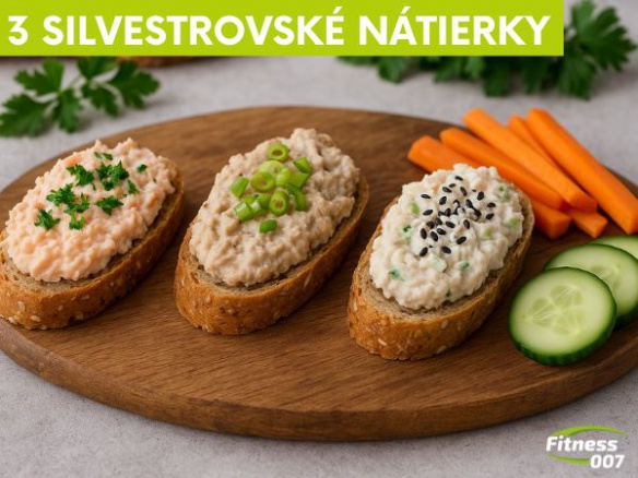 Silvestrovské nátierky vo fit verzii – 3 recepty, ktoré zvládnete do 5 minút