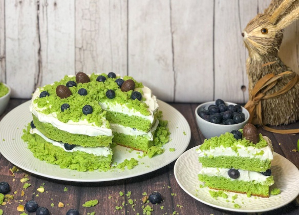 Recept na mechový dort. Zelený dort bez umělých barviv.