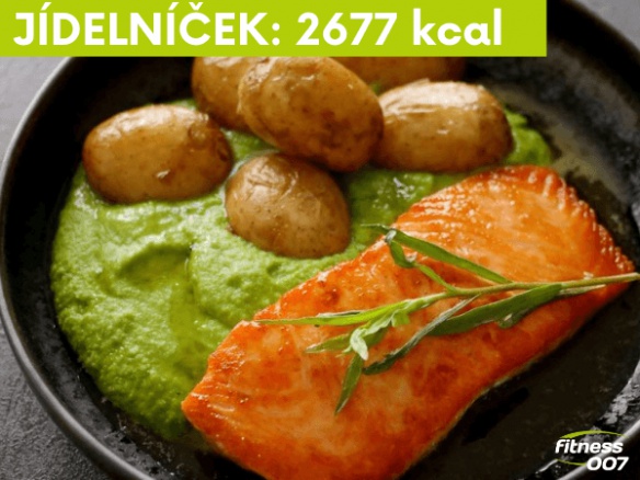 Vzorový jídelníček do krabičky 2677 Kcal | Nízkosacharidová dieta